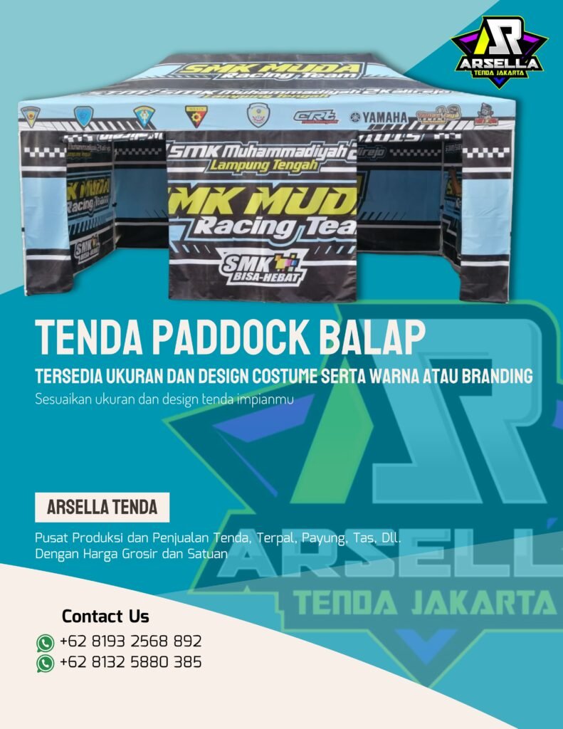 TENDA PADDOCK BALAP