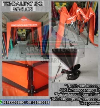 tenda lipat sablon